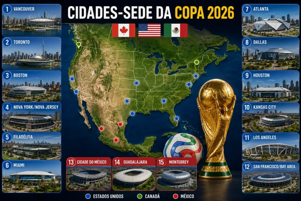Cidades-sede da Copa 2026