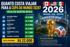 Quanto custa viajar para a Copa do Mundo 2026? Veja os gastos reais
