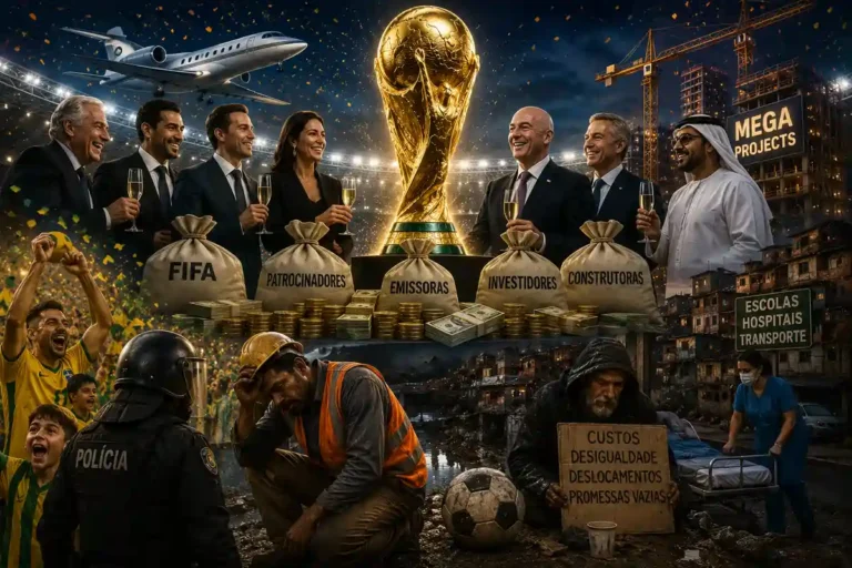 Quem realmente ganha com a Copa do Mundo? Turistas, cidades ou a FIFA?